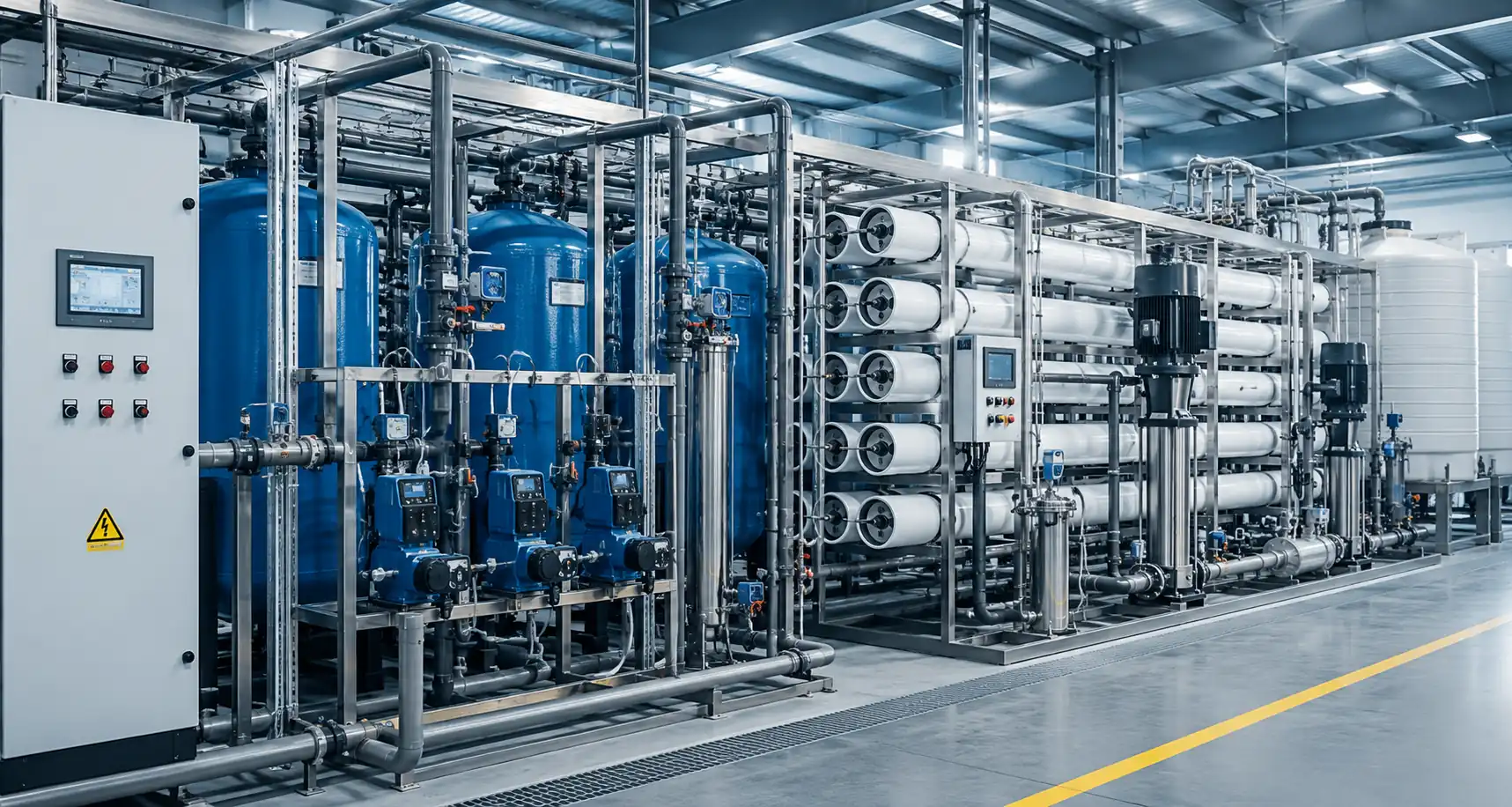 Industrial water-treatment system at a Kayan-supported facility